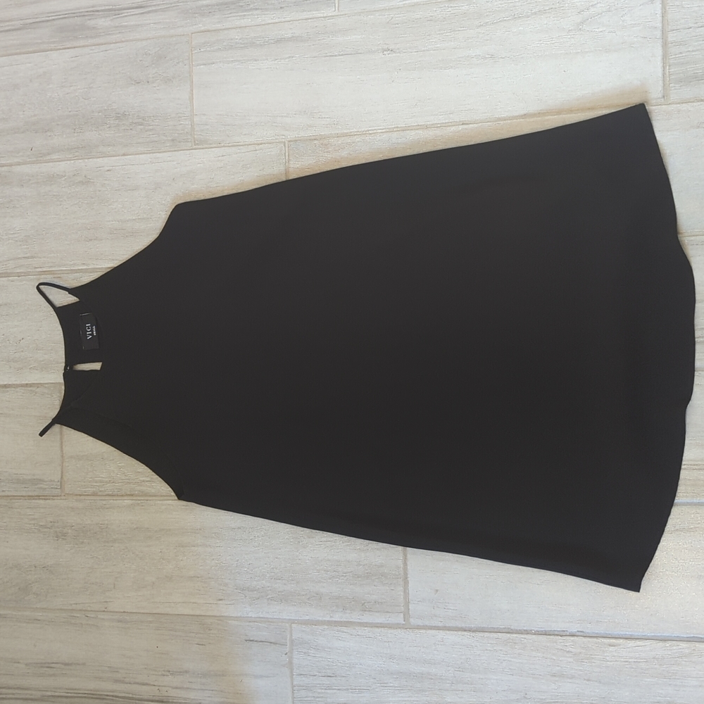 VICI Black Strapless Mini Dress, Small